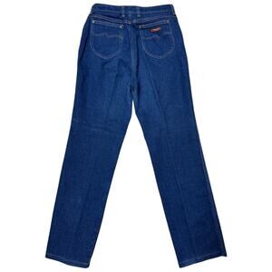 Vintage 80s Wrangler Jeans 100% Cotton Made in USA Blue Misses 16